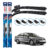 Par de Palhetas Limpador Parabrisa Multiclip Original Bosch Volkswagen Jetta 2011 A 2019