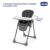 Cadeira de Alimentação Chicco Alta 6m -18kg Polly Preta – 6079756950610