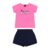 Conjunto com Blusa e Short-saia para Menina Guloseima
