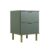 Mesa de Cabeceira Ditália 2 Gavetas DM-125 Verde Oliva