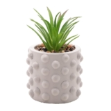 Cachepot Wolff Bubbles de Cimento Cinza Claro