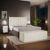 Kit Cabeceira Cama Box Queen 160cm Com Calçadeira Baú Dália W01 Linho Champagne – Lyam Decor