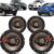Kit Alto Falantes Dianteiros e Traseiros Ford Ecosport 2004 até 2021 – Hurricane Platino 640w
