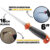 Serrote Ponta De Aço 6 Polegadas Drywall Corta Gesso Instalador Punho Emborrachado Atlas Original