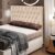 Cabeceira Cama Box Casal 140cm Diamante Veludo J02 Bege – Mpozenato