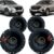 Kit Alto Falantes Dianteiros e Traseiros Hyundai Creta 2016 até 2021 – Hurricane Aurum 480w