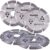 Disco de Corte Diamantado 4.1/8 POL 105 MM para Granito D-44351 Kit com 5 Peças MAKITA