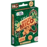 JOGO 2 EM 1 MICO + MEMÓRIA PAIS E FILHOS 56 CARTAS DIVERSÃO BRINQUEDO RACIOCÍNIO MACACO EDUCATIVO &