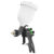 Pistola Pintura Veicular Gravidade HVLP Bico 1,7mm 600ml PDR