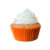 Forminha Forneável para Cupcake – Laranja – 45 unidades – Mago – Rizzo