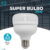 Super Bulbo Lâmpada LED 30W E27 Alta Potência Luz Branca 6500k Bivolt 110-220V