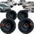 Kit Alto Falantes Dianteiros e Traseiros Toyota Corolla 1999 até 2022 – Hurricane Aurum 480w