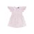 Vestido Infantil Manga Curta Listrado Guloseima