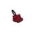Tag de Mala Flamengo CRF Oficial Vermelho