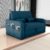 Sofá-Cama Casal 2 Lugares Lady Dai com Baú Suede Petróleo