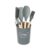 5 Peças Utensílios para Confeitaria Wolff de Silicone Cinza