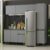 Armário de Cozinha Completa 220cm Cinza Nice Madesa 03