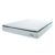 Colchão Casal Molas Ensacadas City Pillow Top 138x188x23cm Branco/Preto Hellen – Suporta até 110kg por Pessoa