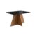 Mesa para Sala de Jantar 120x90cm com Vidro Lapidado