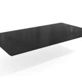 Tampo de Vidro/MDF para Mesa de Jantar até 6 Lugares 160x90cm Preto