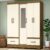 Guarda-Roupa Solteiro 5 Portas 2 Gavetas B60