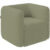 Poltrona Decorativa Para Sala de Estar Fixa Living Peônia K01 Bouclê Verde – Lyam Decor