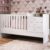 Berço Cama com Cômoda Bb680 Branco – Completa Móveis