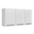 Armário Aéreo De Aço Luce 2018 Ip3-105 3 Portas Branco Itatiaia