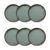 Jogo de 6 Pratos Sobremesa 20 Cm OxfordFlat Pacífico