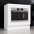 Armário de Cozinha para Forno de Embutir Americana Branco – Henn