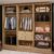 Closet Casal Infinity 3 Gavetas 7 Prateleiras Savana – Genialflex