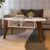 Mesa de Centro Diva 2 Nichos Off White/Cedro – Pnr Móveis