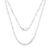 Corrente Masculina Grumet 60cm 2mm prata 925