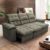 Sofá Retrátil Reclinável Atenas 2,30m Suede Velut Tabaco c/ Molas no Assento – King House