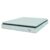 Colchão Casal King Molas Ensacadas City Pillow Top 193x203x23cm Branco / Preto Hellen