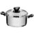 Caçarola Funda Tramontina Solar 20cm, 3,6 Litros, Inox, Fundo Triplo – 62724/200