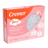 Fralda Luxo Cremer Para Colecionar Com 05 Unidades Menina