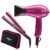 Kit Secador de Cabelo + Chapinha Philco Travel Shine com Necessaire Bivolt