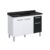 Balcão de Cozinha 3 Portas e 1 Gaveta 116,2cm  Preto