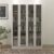 Kit 2 Armários para Escritório 2 Portas de Vidro ME4115  Branco