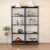 Kit 2 Estantes para Livros Altas Industrial Aço 5 Prateleiras 187cmx60cm Active Yescasa