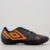 Chuteira Umbro Orbit Society Preta e Laranja