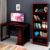 Quarto Gamer 4 Prateleiras Preto/Vermelho – Pnr Móveis