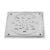 Grelha Para Ralo Quadrado Com Castilho 15×15 Rosinox