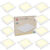 Kit 10 Painel Plafon Quadrado Embutir 18W Luminária de Gesso Forro 127v 220v Avant