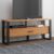 Rack para TV Até 55 Polegadas 1 Gaveta 100% Mdf Freijó/Preto Fosco F41 – Pradel