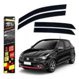 Calha de Chuva Fiat Argo 2017 a 2026 4 Portas TG Poli Defletor 4 Portas Protetor Janelas Fumê
