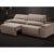 Sofá com Porta Copos Carregador USB Ret Rec Murano 2,30m Velosuede Marrom – NETSOFAS