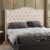 Cabeceira Cama Box Queen 160 cm P05 Grécia Linho Cru – Lyam Decor