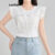 Lovito Blusa Casual com costura em tecido liso para mulheres L121MD114